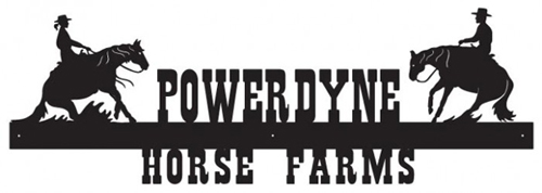 Powerdyne Horse Farms Sign