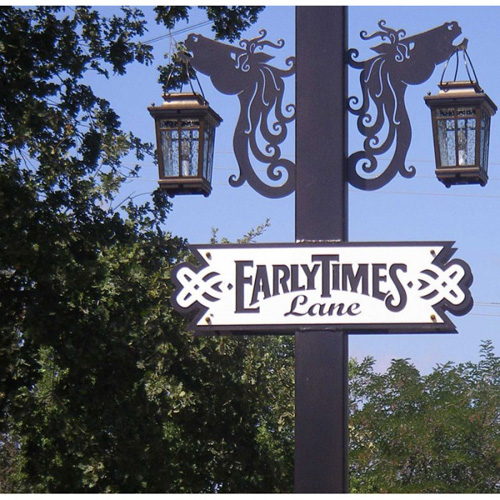 Early Times Lane Street Sign